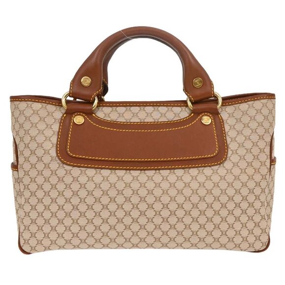 Celine Beige Canvas Macadam Boogie Tote Handbag YS00/14 177602 - Picture 1 of 10
